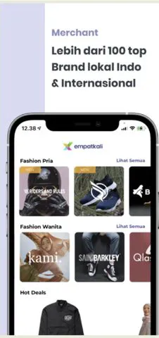 EmpatKali iOS app screenshot, BNPL fintech installment payments